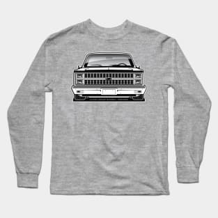 1981-82 Squarebody Chevrolet C10 Blazer Suburban BW Long Sleeve T-Shirt